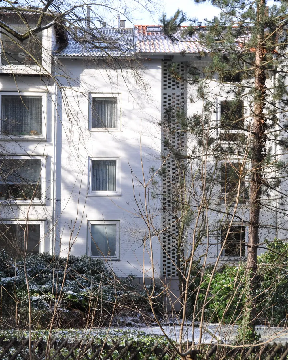 Außenansicht des Hauses in der Dommesstraße